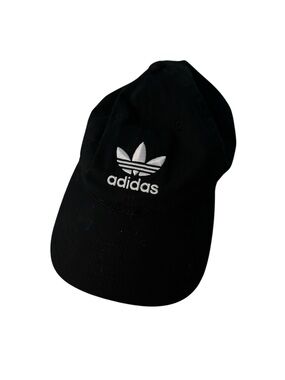 adidas Women’s Classic Black Logo Baseball Cap | Minimalist Athleisure
